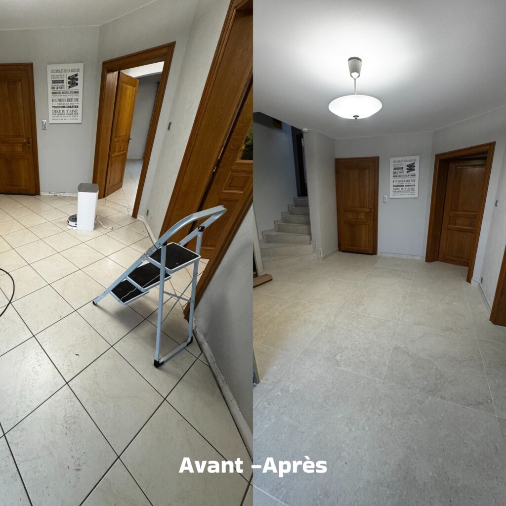 Couloir avant-après