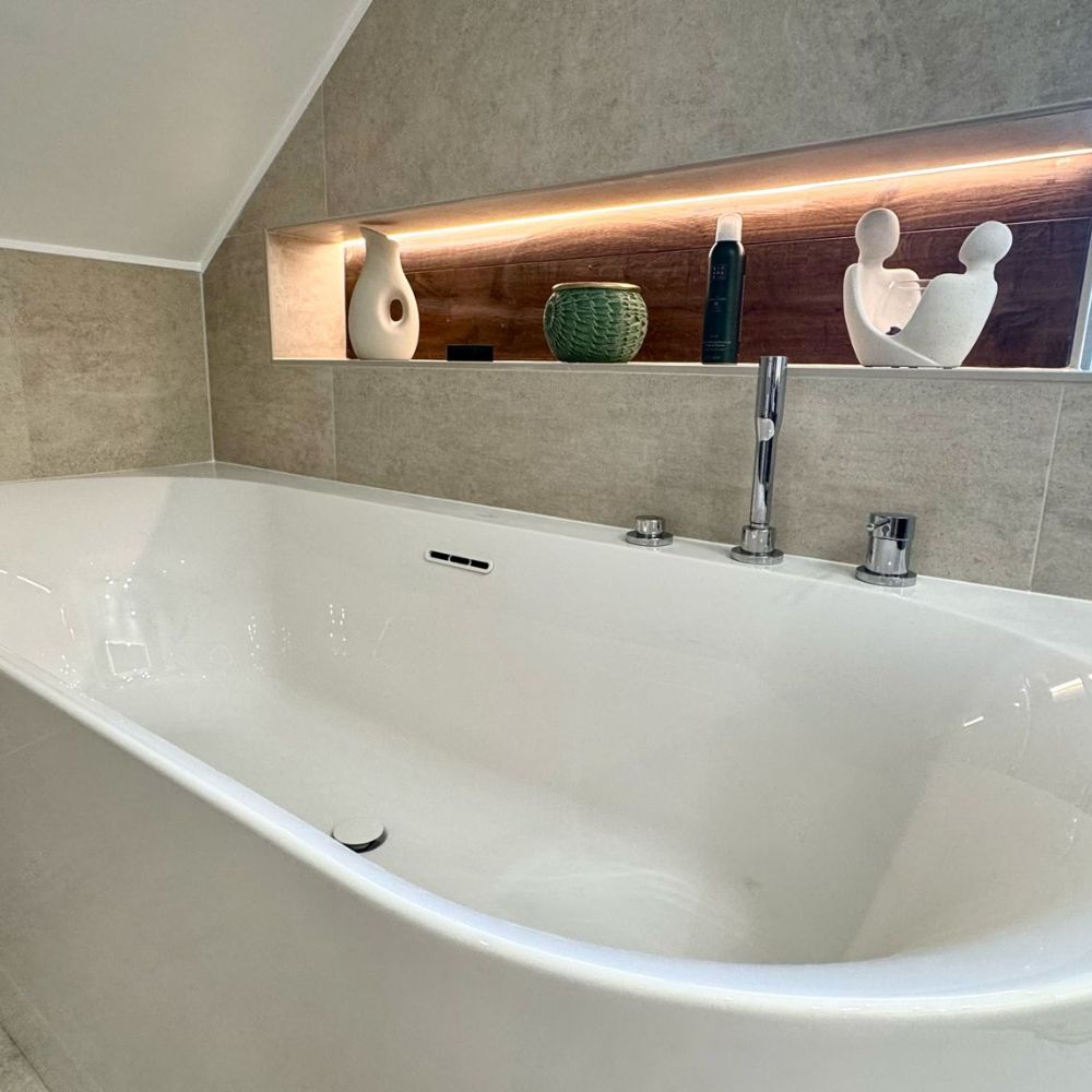 Pose de carrelage salle de bain